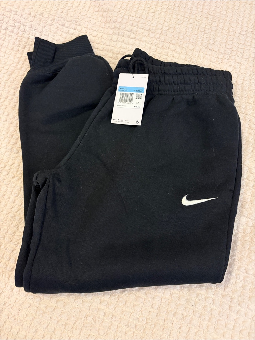 🖤 BRAND NEW Nike Phoenix Fleece Joggers – Women’s M Short